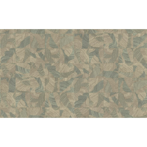 Dutch Wallcoverings Roberto Cavalli 9 - Blok Grn/Bei - Groen/Beige