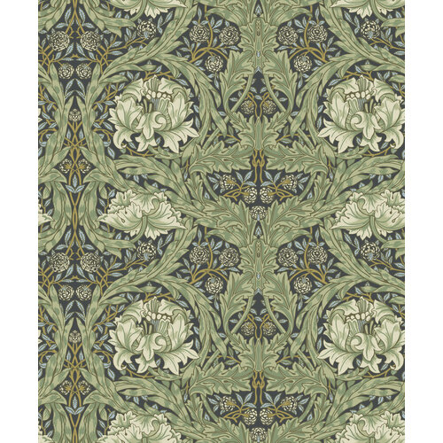 Dutch Wallcoverings Hidden Tr2 -African Marigold Grn/Blue - Groen/Blauw Dutch Wallcoverings Hidden Tr2 -African Marigold Grn/Blue - Groen/Blauw