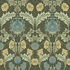 Dutch Wallcoverings Hidden Treasures 2 -Myrtle Grn/Blue/Yellw - Groen/Blauw/Geel