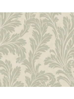 Dutch Wallcoverings Eleganza - Acanthus Sage/Cream - Groen/Creme Dutch Wallcoverings Eleganza - Acanthus Sage/Cream - Groen/Creme