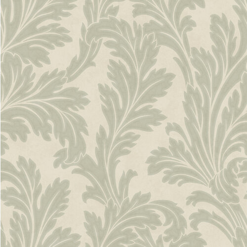 Dutch Wallcoverings Eleganza - Acanthus Sage/Cream - Groen/Creme