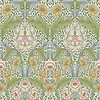 Dutch Wallcoverings Hidden Tr2 -Myrtle Green/Yellow - Groen/Geel