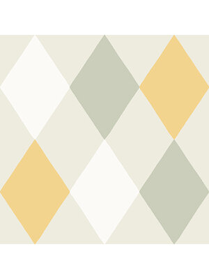 Dutch Wallcoverings Langtan - Kalas Green/Yellw/White - Groen/Geel/Wit Dutch Wallcoverings Langtan - Kalas Green/Yellw/White - Groen/Geel/Wit