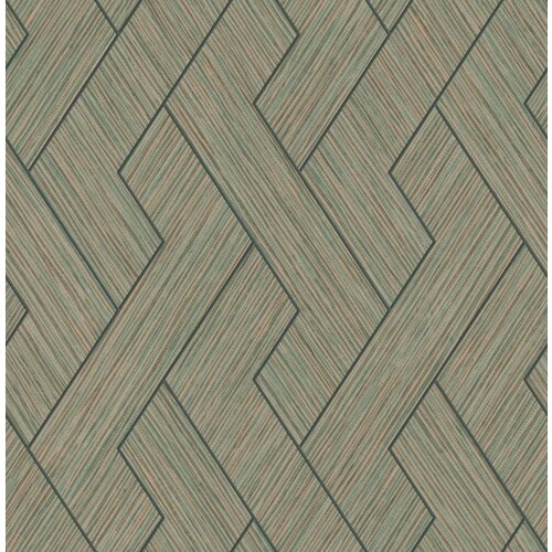 Dutch Wallcoverings Arber - Ember Emerald/Gold - Groen/Goud