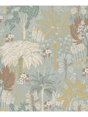 Dutch Wallcoverings Asperia - Louan - Groen/Goud Dutch Wallcoverings Asperia - Louan - Groen/Goud