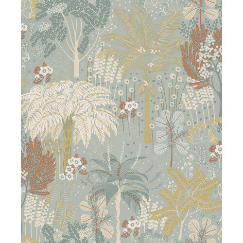 Dutch Wallcoverings Asperia - Louan - Groen/Goud