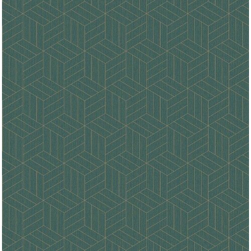 Dutch Wallcoverings Euphorie - Dessin - Groen/Goud