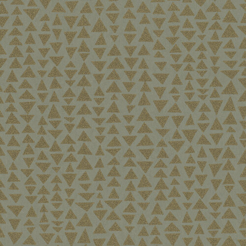 Dutch Wallcoverings Memento Br. - Groen/Goud