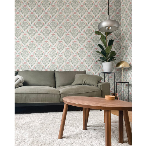 Dutch Wallcoverings Klara & Tove - Frodas Green/Red - Groen/Rood