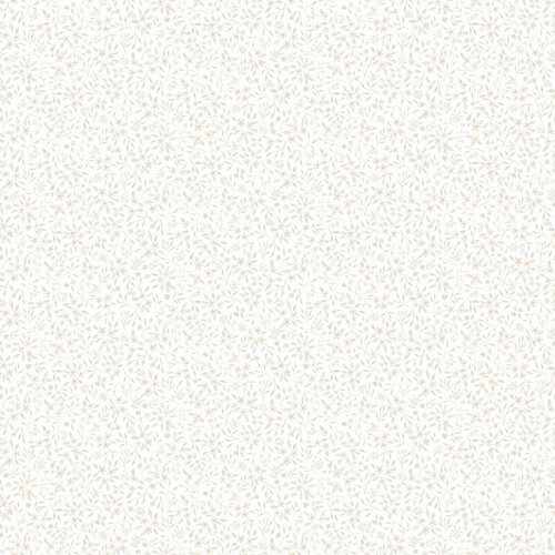 Dutch Wallcoverings Rosenlycka - Mini Flowers Neutral - Groen/Rood/Blauw