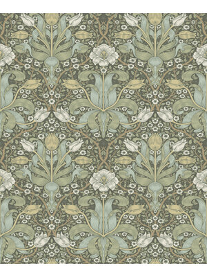 Dutch Wallcoverings Hidden Tr2 -Spring Thicket Grn/Wit - Groen/Wit Dutch Wallcoverings Hidden Tr2 -Spring Thicket Grn/Wit - Groen/Wit