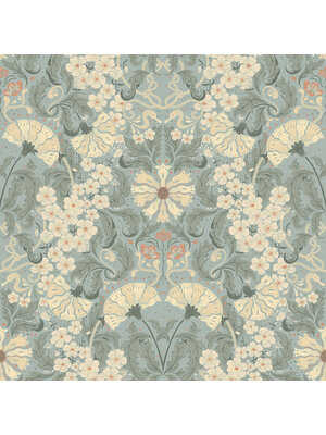 Dutch Wallcoverings Hjärterum - Öjvind - Lichtblauw