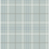 Dutch Wallcoverings Sauvage Ruit - Lichtblauw