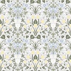 Dutch Wallcoverings Langenas - Varblommor Light Grey - Lichtgrijs