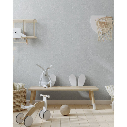 Dutch Wallcoverings Klara & Tove - Landskapsdjur Light Green - Lichtgroen