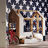 Dutch Wallcoverings Joy - Sterren - Marineblauw/Wit