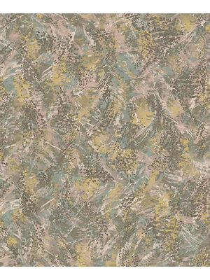 Dutch Wallcoverings Arabesque - Pluma Blush Khaki - Multi
