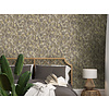 Dutch Wallcoverings Arabesque - Pluma Chocolate Gold - Multi
