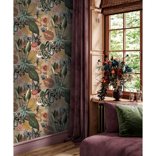 Dutch Wallcoverings Arboretum - Reverie Gold - Multi