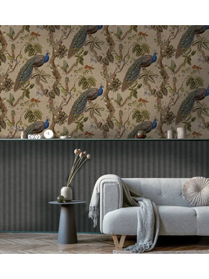 Dutch Wallcoverings Arboretum - Cassia Taupe - Multi