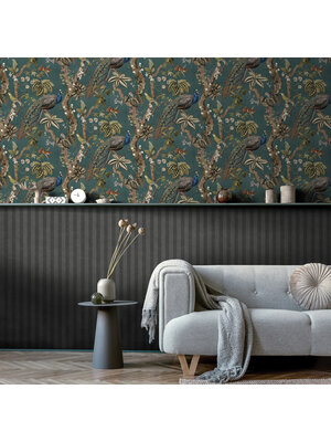 Dutch Wallcoverings Arboretum - Cassia Aqua - Multi