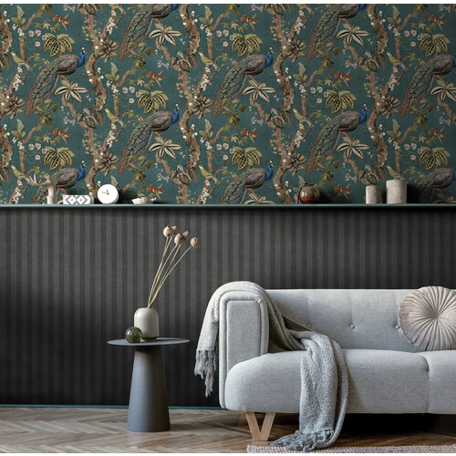 Dutch Wallcoverings Arboretum - Cassia Aqua - Multi