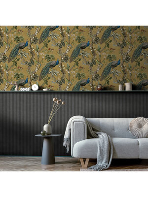 Dutch Wallcoverings Arboretum - Cassia Ochre - Multi