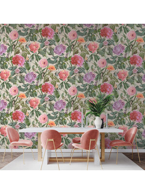 Dutch Wallcoverings Arboretum - Botanicus Cream - Multi