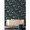 Dutch Wallcoverings Arboretum - Cora Navy - Multi