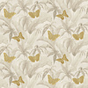 Dutch Wallcoverings Designology - Silverdale Gold Butterfly - Multi