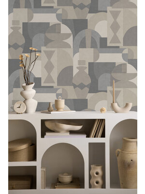 Dutch Wallcoverings Khalili - Khalili Beige/Cream - Multi