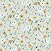 Dutch Wallcoverings Rosenlycka - Flowers Beige - Multi