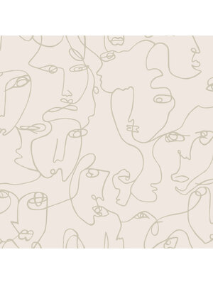 Dutch Wallcoverings Amazonia - Linear Visage Neutral - Multicolor
