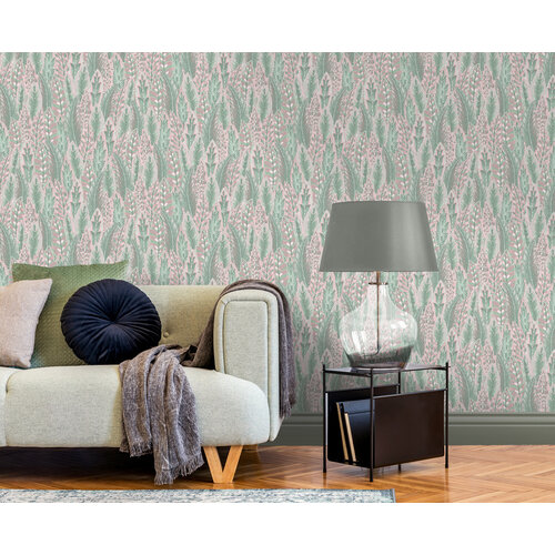 Dutch Wallcoverings Amazonia - Amherst Pink - Multicolor