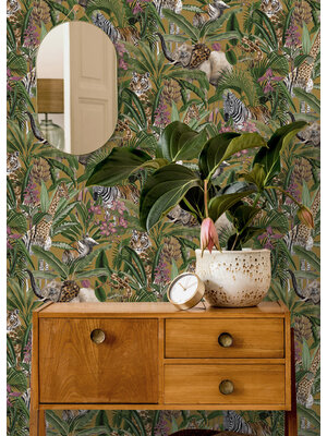 Dutch Wallcoverings Amazonia - Serengeti Ochre - Multicolor