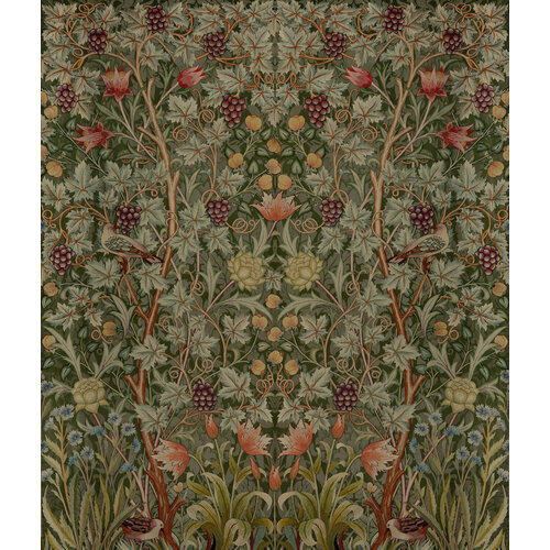 Dutch Wallcoverings Hidden Tr2 -Vine Embroid. 196X270 - Multicolor