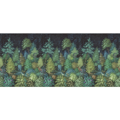 Dutch Wallcoverings Cascading Gardens - Twilight - Mural