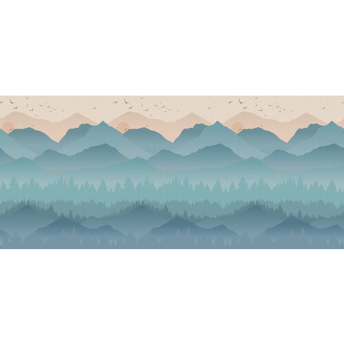 Dutch Wallcoverings Cascading Gardens - Montana - Mural