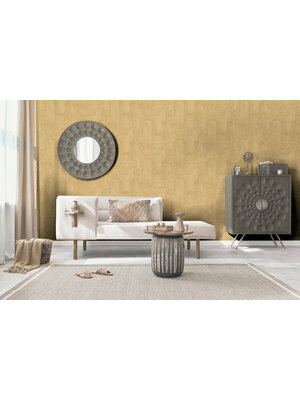 Dutch Wallcoverings Khalili - Macrame Ochre - Oker