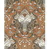 Dutch Wallcoverings Khalili - Tora Burnt Orange - Oranje