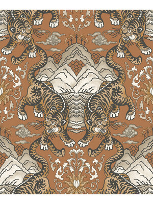 Dutch Wallcoverings Khalili - Tora Burnt Orange - Oranje Dutch Wallcoverings Khalili - Tora Burnt Orange - Oranje