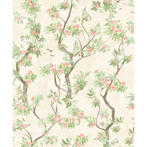 Dutch Wallcoverings Patagonia - Folia Cream/- Pink
