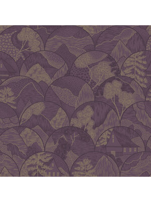 Dutch Wallcoverings Alchemy - Teshio - Plum Dutch Wallcoverings Alchemy - Teshio - Plum