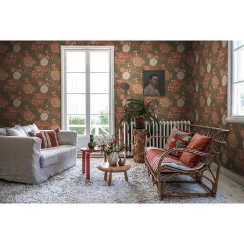 Dutch Wallcoverings Ekbacka - Camille Red - Rood