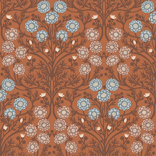 Dutch Wallcoverings Ekbacka - Bellis Red - Rood