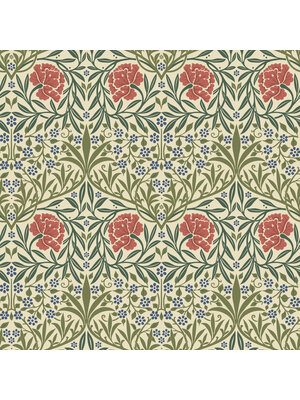 Dutch Wallcoverings Hidden Treasures 2 -Oxford Union Red/Grn - Rood/Groen