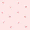 Dutch Wallcoverings Joy - Harten - Roze