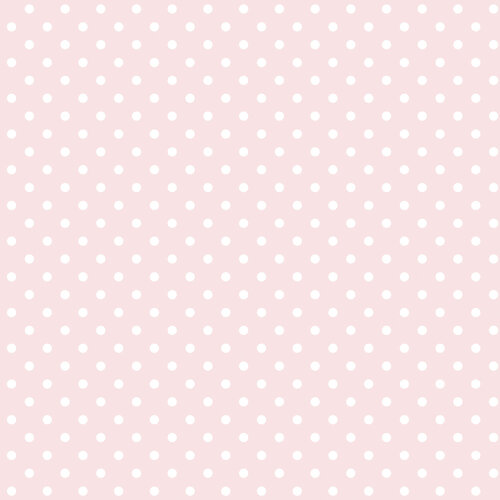 Dutch Wallcoverings Joy - Stippen - Roze/Wit