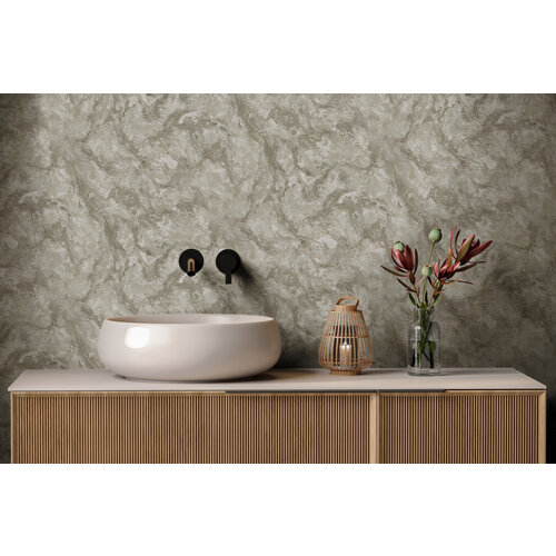 Dutch Wallcoverings Arabesque - Levanto Marble - Taupe