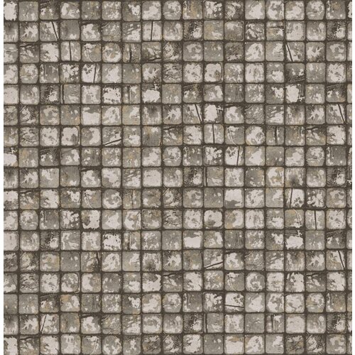 Dutch Wallcoverings Arber - Kingsley Charcoal - Taupe